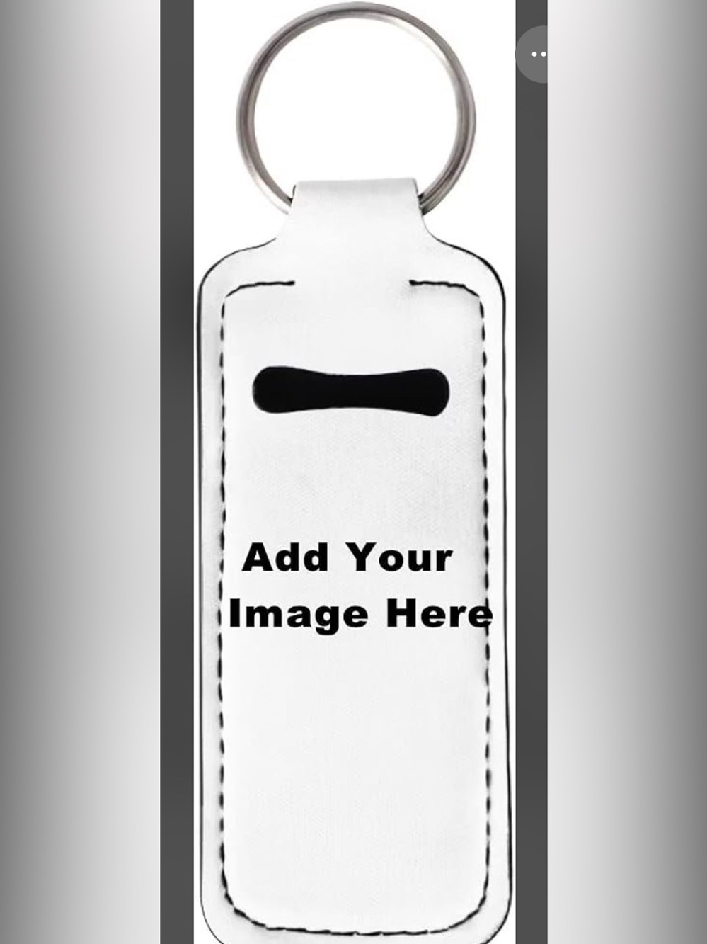 Customizable Neoprene Chapstick Holder Tag - Bundle of 5